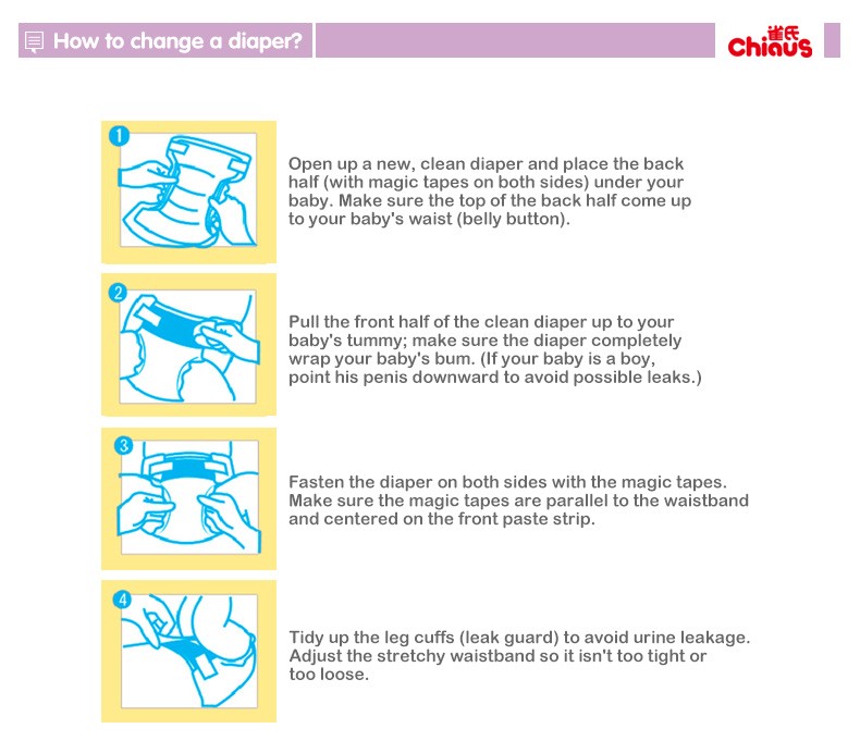 Disposable diapers for babies