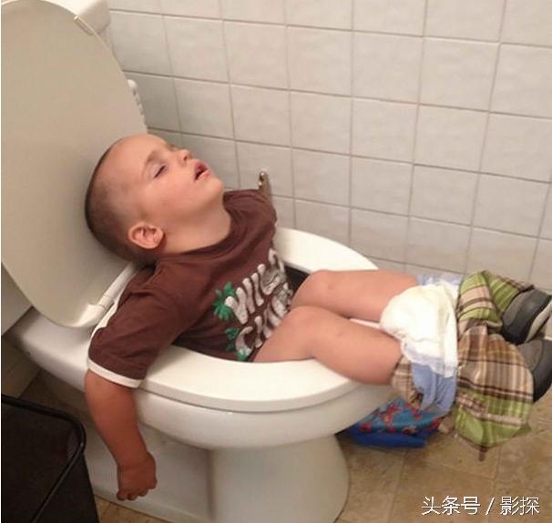 Baby sleep funny picture